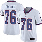 Nike Men & Women & Youth Giants 76 Nate Solder White Color Rush Limited Jersey,baseball caps,new era cap wholesale,wholesale hats